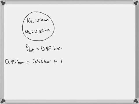 a-flask-contains-a-mixture-of-two-gases-no2-and-ne-the-flask-holds-0785-mol-of-no2-and-an-unknown-amount-of-ne-if-the-partial-pressure-of-ne-is-043-bar-and-the-total-pressure-in-the-flask-is-43649