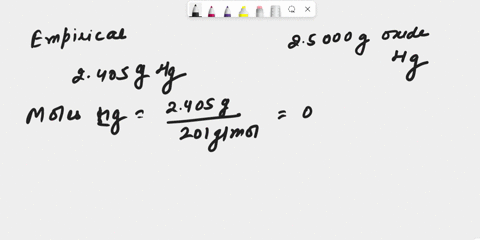 when-25000-g-of-an-oxide-of-mercury-hgxoy-is-decomposed-into-the-elements-by-heating-2405-g-of-mercury-are-produced-calculate-the-empirical-formula-59539