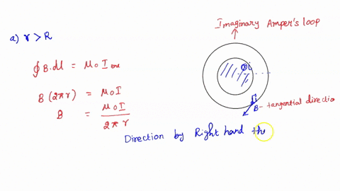 shown-fig_-ila-long-straight-wre-of-radius-carries-uniformly-distributed-through-the-cross-section-of-the-wire-steady-current-that-1-find-the-magnitude-and-dirction-of-the-magnetic-field-at-72873