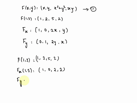 let-fxy-x-yx2-y2xy-parametrize-s-in-rt-find-the-tangent-and-normal-spaces-to-s-at-f12-1252-23097