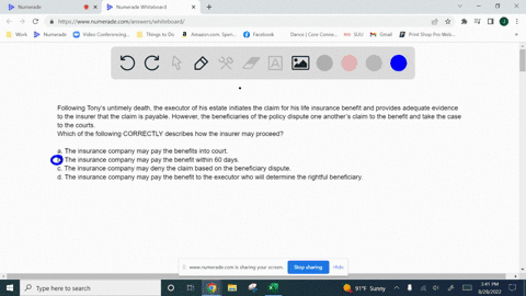 following-tonys-untimely-death-the-executor-of-his-estate-initiates-the-claim-for-his-life-insurance-benefit-and-provides-adequate-evidence-to-the-insurer-that-the-claim-is-payable-however-t-72435