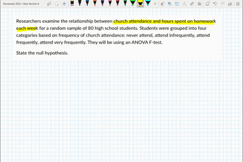 question-18-5-pts-researchers-examine-the-relationship-between-church-attendance-and-hours-spent-on-homework-each-week-for-a-random-sample-of-80-high-school-students-students-were-grouped-in-43326