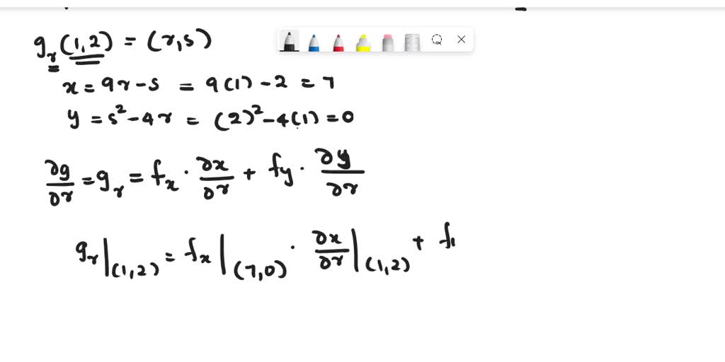 Solved Suppose F Is A Differentiable Function Of X And Y And G R S