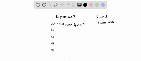 which-of-the-following-substances-should-have-the-highest-melting-point-co-au-xe-h2-ne-79773