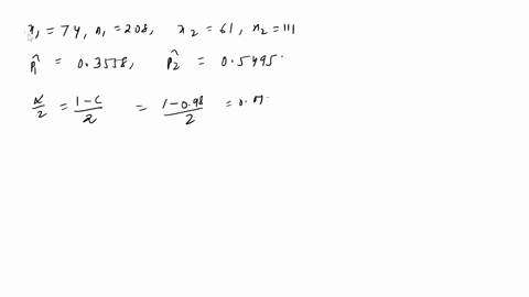 a-random-sample-of-n-1-208-people-who-live-in-a-city-were-selected-and-74-identified-as-a-dog-person-a-random-sample-of-n-2-111-people-who-live-in-a-rural-area-were-selected-and-61-identifie-38802