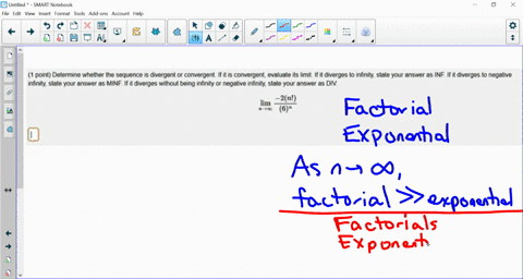 point-determine-whether-the-sequence-divergent-or-convergent-if-it-is-convergent-evaluate-its-limit-if-it-diverges-to-infinity-state-your-answer-as-inf-if-it-diverges-to-negative-infinity-st-95748