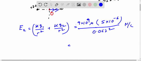 the-drawing-shows-two-situations-in-which-charges-are-placed-on-the-x-and-y-axes-they-are-all-located-at-the-same-distance-of-520-cm-from-the-origin-o-for-each-of-the-situations-in-the-drawing-deter-3