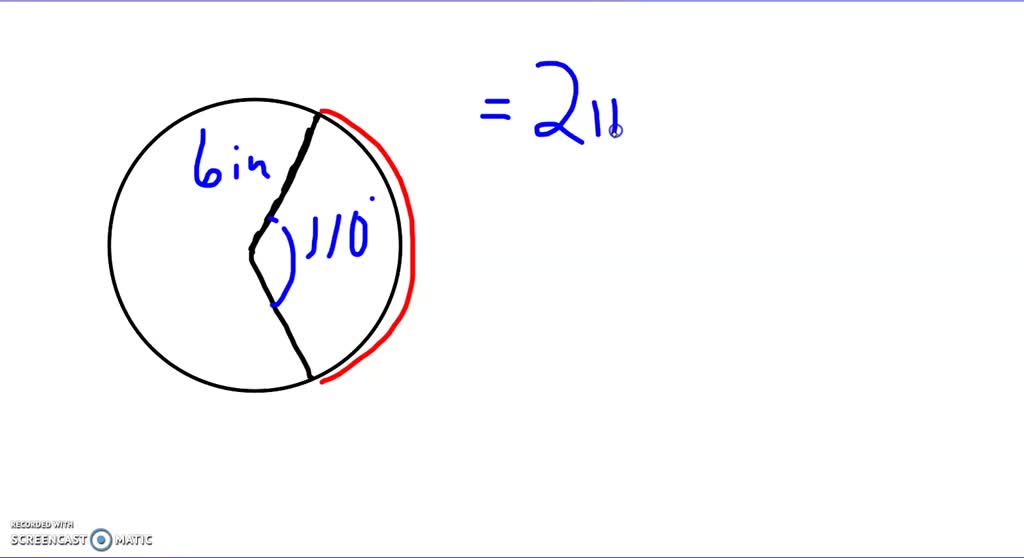 how to find area of circle with arc length