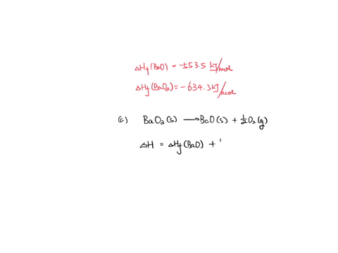 the-standard-enthalpy-of-formation-of-solid-barium-oxide-mathrmbao-is-5535-mathrmkj-mathrmmol-and-th-60077