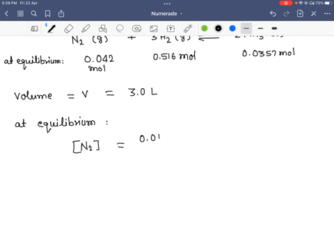 consider-the-following-reversible-reaction-n2-g-3h2-g-2nh3-g-in-a-30-l-container-the-following-amounts-are-found-at-equilibrium-at-a-certain-temperature-0042-mol-n2-0516-mol-h2-and-00357-mol-32015