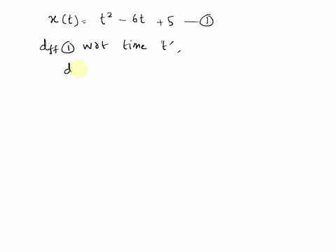 a-particle-moves-along-the-x-axis-so-that-its-position-at-time-t-is-given-by-x-t-12-_-6t-5-for-what-value-of-t-is-the-velocity-of-the-particle-zero-0-2-0-1-0-5-41706