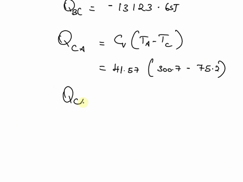 a-200-mol-sample-of-an-ideal-diatomic-gas-is-taken-through-a-reversible-cycle-a-b-c-a-as-shown-in-the-figure-below-process-a-b-is-isothermal-expansion-for-the-cycle-calculate-a-the-work-done-75988