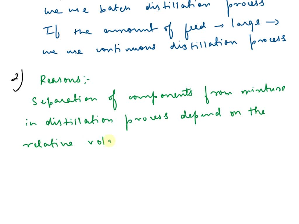 SOLVED: 1.What equipment is included in a typical distillation process ...