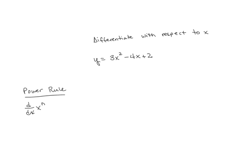 a-differentiate-the-following-with-respect-to-x-y-3x2-4x-2