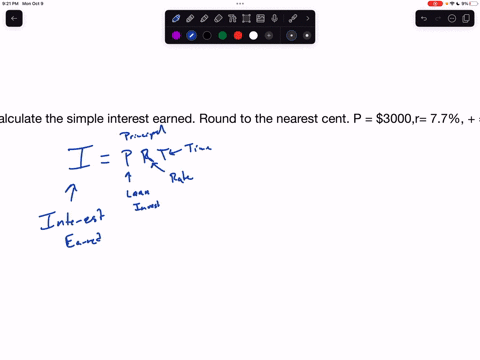 calculate-the-simple-interest-earned-round-to-the-nearest-cent-p-3000r-77-25-days