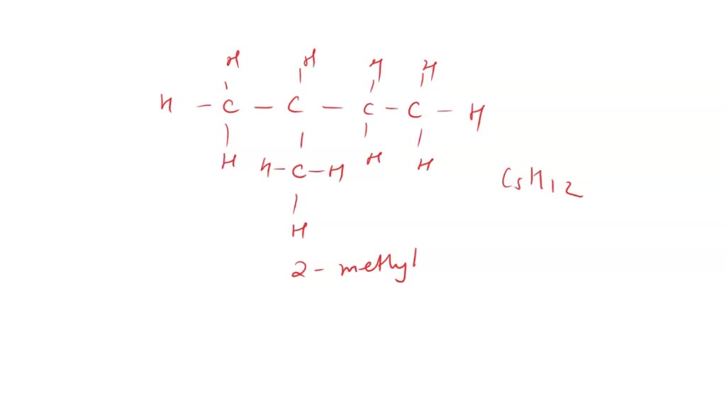 SOLVED: Consider all the isomers of pentane (C5H12). (a) Write the ...