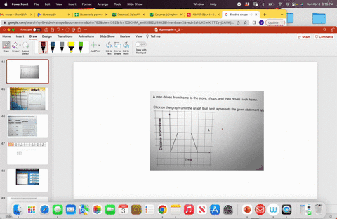 a-man-drives-from-home-to-the-store-shops-and-then-drives-back-home-click-on-the-graph-until-the-graph-that-best-represents-the-given-statement-appears-2-3-5-a-man-drives-from-home-to-the-st-17152