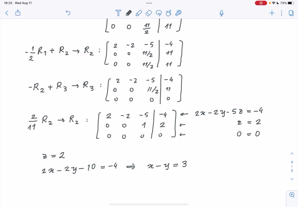 SOLVED: 1] [5] Given Ax= b where A= b= (4TA)-' 1-Observing A, exists ...