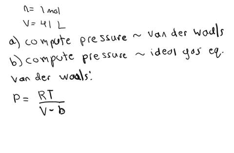 calculate-the-pressure-of-ethanol-vapor-c2h5ohg-at-835c-if-1000-mol-c2h5ohg-occupies-4100-l-use-the-van-der-waals-equation-see-the-table-below-for-data-compare-with-the-result-from-the-ideal-71565