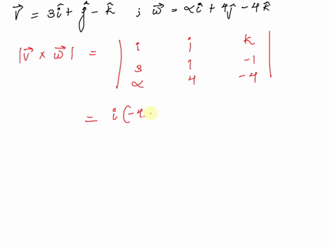 find-the-value-of-for-which-the-vectors-v-3i-j-k-and-w-i-4j-4k-are-parallel-51688