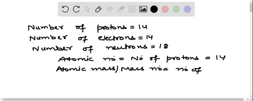 If we have a sample of silicon (Si) atoms that has 14 protons, 14