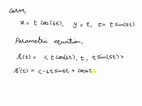 xt-yt-flnd-parametrc-jz-ticoscuations-the-t-sin-st-l-iing-t0-cunve-given-paratclric-equations-1-specinad-polnt-55037