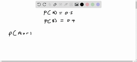event-a-has-a-probability-of-05-and-event-b-has-a-probability-of-04-if-a-and-b-are-mutually-exclusive-disjoint-events-what-is-the-probability-that-either-a-or-b-or-both-occurs-a-01-b-03-c04-09708