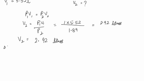 a-fixed-quantity-of-gas-at-21-c-exhibits-a-pressure-of-760-torr-and-occupies-a-volume-of-552-l-a-calculate-the-volume-the-gas-will-occupy-if-the-pressure-is-increased-to-186-atm-while-the-te-47933