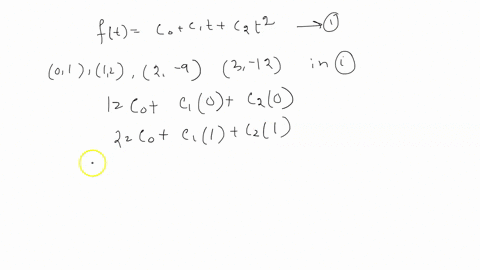 fit-a-quadratic-function-of-the-form-ftc0c1tc2t2-to-the-data-points-010-13-212-33-using-least-squares-04895