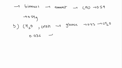 the-anaerobic-growth-of-the-yeast-s-cerevisiae-with-glucose-as-a-nutrient-source-is-described-by-the-following-equation-chobnh3-059c174no2oo45biomass043chgo0036ho-154co13choh-aestimate-the-y-08866
