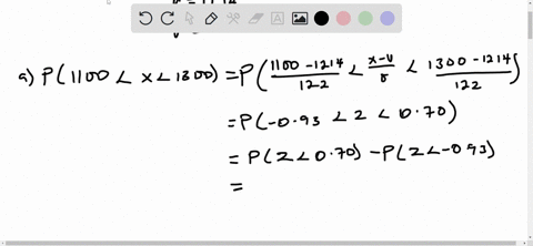 normally-distributed-population-has-mean-1214-and-standard-deviation-122_-find-the-probability-that-single-randomly-selected-element-x-of-the-population-is-between-1100-and-1300-find-the-pro-22511