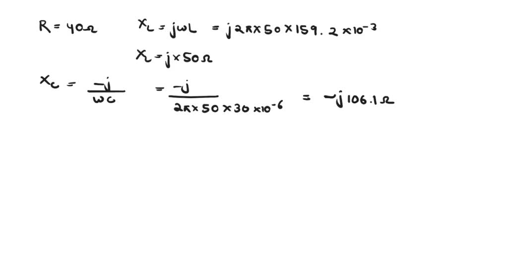 SOLVED: a) Compute the phase angle between current and voltage and ...