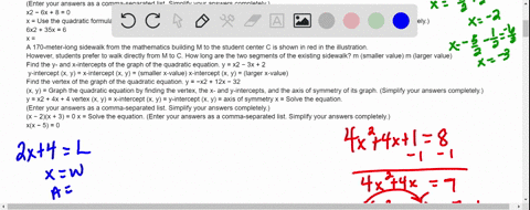 solve-the-equation-by-completing-the-square-enter-your-answers-as-a-comma-separated-list-simplify-your-answers-completely-x2-5x-6-x-solve-the-equation-by-completing-the-square-enter-your-ans-54162