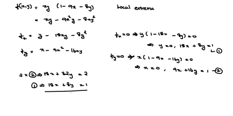 point-suppose-fxy-xy1-_-9x-8y_-fxy-has-4-critical-points-list-them-in-increasing-lexographic-order-by-that-we-mean-that-x-y-comes-before-2-w-if-x-2-or-ifx-z-and-y-w-also-determine-whether-th-55442