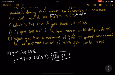 the-cost-of-renting-a-car-is-47week-plus-025mile-traveled-during-that-week-an-equation-to-represent-the-cost-would-be-y47025x-where-x-is-the-number-of-miles-traveled-a-what-is-your-cost-if-y-23872