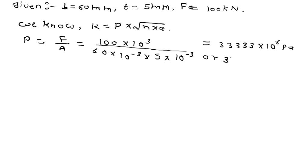 SOLVED: A center cracked plate, as shown in Figure 1, has dimensions b ...