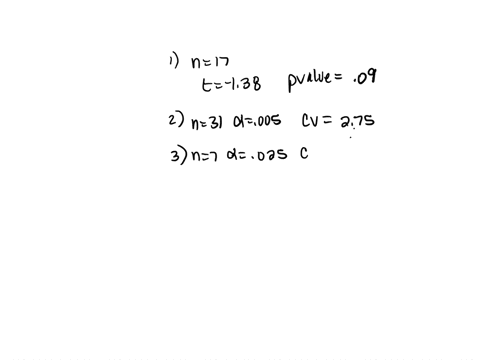 1your-hypothesis-test-for-a-mean-with-n-17-has-a-left-tailed-critical-region-the-test-statistic-is-tt-138-find-the-p-value-accurate-to-2-decimal-places-p-value-2you-are-performing-a-right-ta-21236