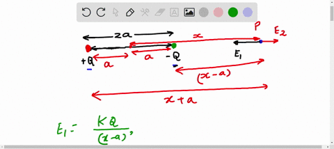 ii-determine-the-direction-and-magnitude-of-the-electric-field-at-the-point-mathrm-p-in-fig-57-the-c-94515