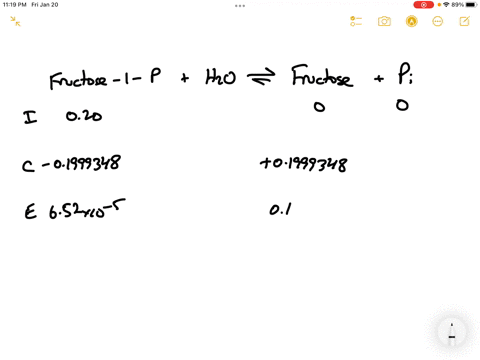 the-enzymatic-hydrolysis-of-fructose-1-phosphate-fructose-1-p-is-written-fructose-1-p-h2o-fructose-pi-where-pi-also-called-inorganic-phosphate-is-hpo42-this-reaction-was-allowed-to-proceed-to-equili-4
