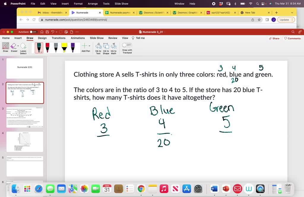 SOLVED Clothing store A sells Tshirts in only three colors red, blue