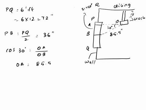lopts-tbe-manufacturr-ol-projector-recormendd-that-tbe-projector-be-mounted-the-ceiling-a-sbowu-in-the-following-diagram-the-dlyeance-fromn-tbe-end-a-the-mounting-bracket-to-the-cciter-ol-th-71602