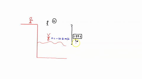 the-velocity-of-a-diver-just-before-hitting-the-water-is-108-ms-where-the-minus-sign-indicates-that-her-motion-is-directly-downward-what-is-her-displacement-during-the-last-124-s-of-the-dive-28875