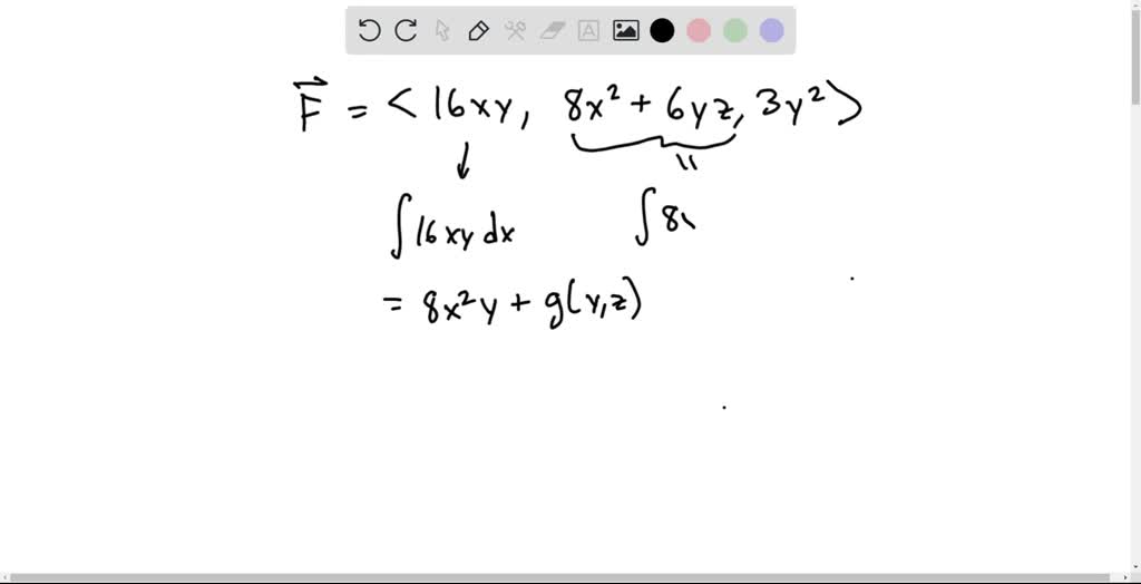 SOLVED: Determine whether or not the vector field is conservative. If ...