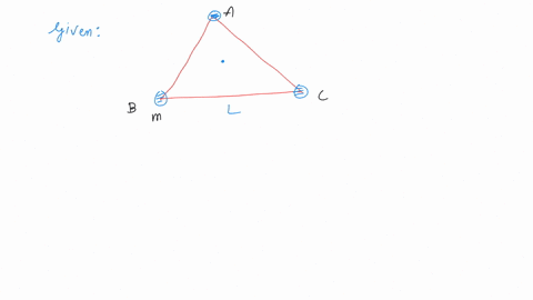3-particles-each-of-mass-m-are-kept-at-vertices-of-an-equilateral-triangle-of-side-l-the-gravitational-field-at-centre-due-to-these-particles-is-4