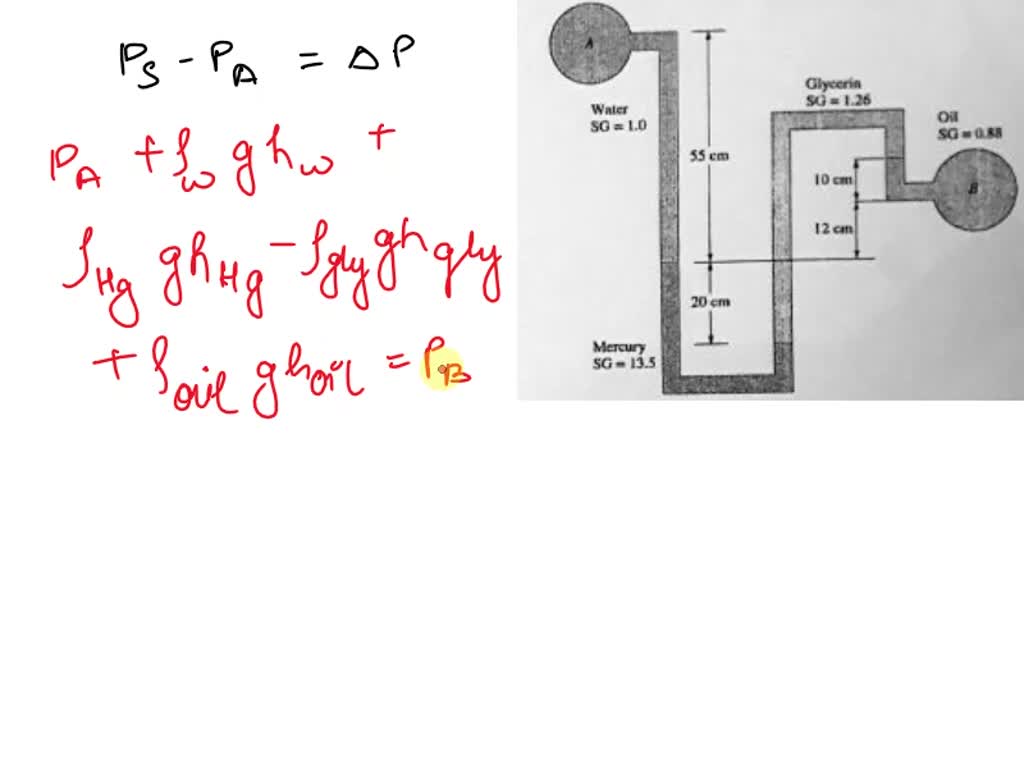 solved-the-pressure-difference-between-an-oil-pipe-and-water-pipe-is