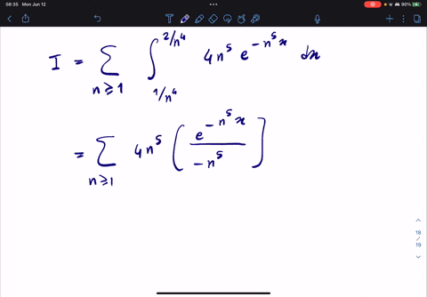 sum_n1infty-int_1-n42-n4-4-n5-e-n5-x-d-x-is-equal-to-a-frac3-ee2-1-b-frac2-ee2-1-c-fracee2-1-d-frac4-te2-1-e-fracee-1