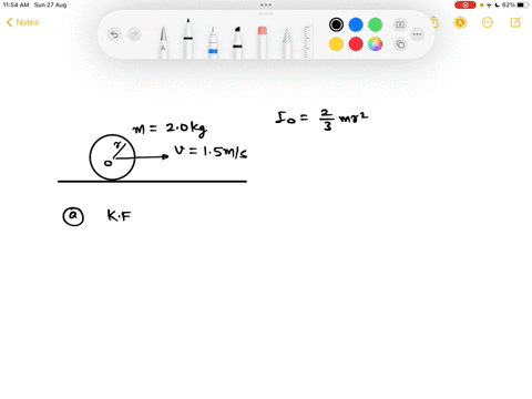 213mr-when-rotating-has-a-moment-of-inertia-an-object-of-mass-m-and-radius-0-kg-and-a-velocity-of-15-ms-find-its-axis-given-that-the-object-has-a-mass-2-about-a-the-translational-kinetic-ene-53954