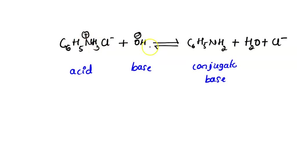 SOLVED Draw the acidbase reaction between the following acids and