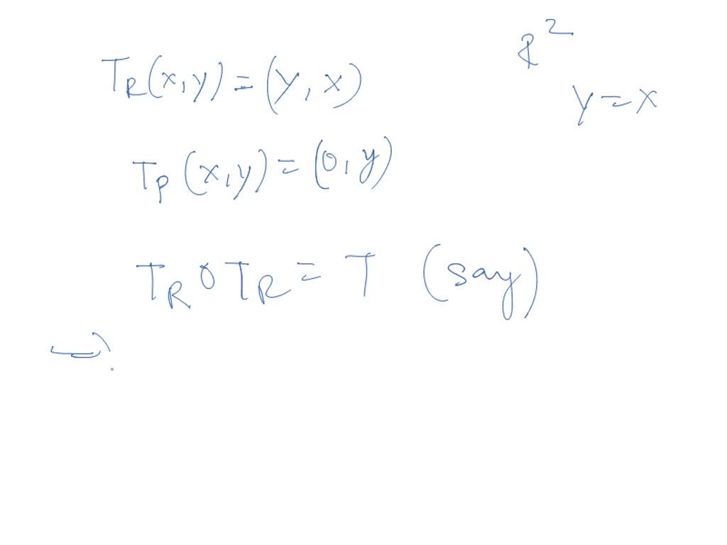 SOLVED Construct the standard matrix for the operator on R? consisting