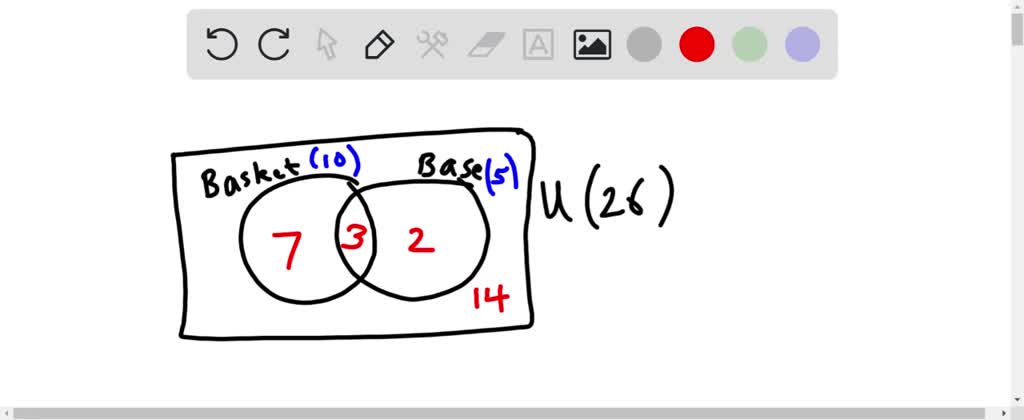 SOLVED: In a certain Algebra 2 class of 26 students, 10 of them play ...